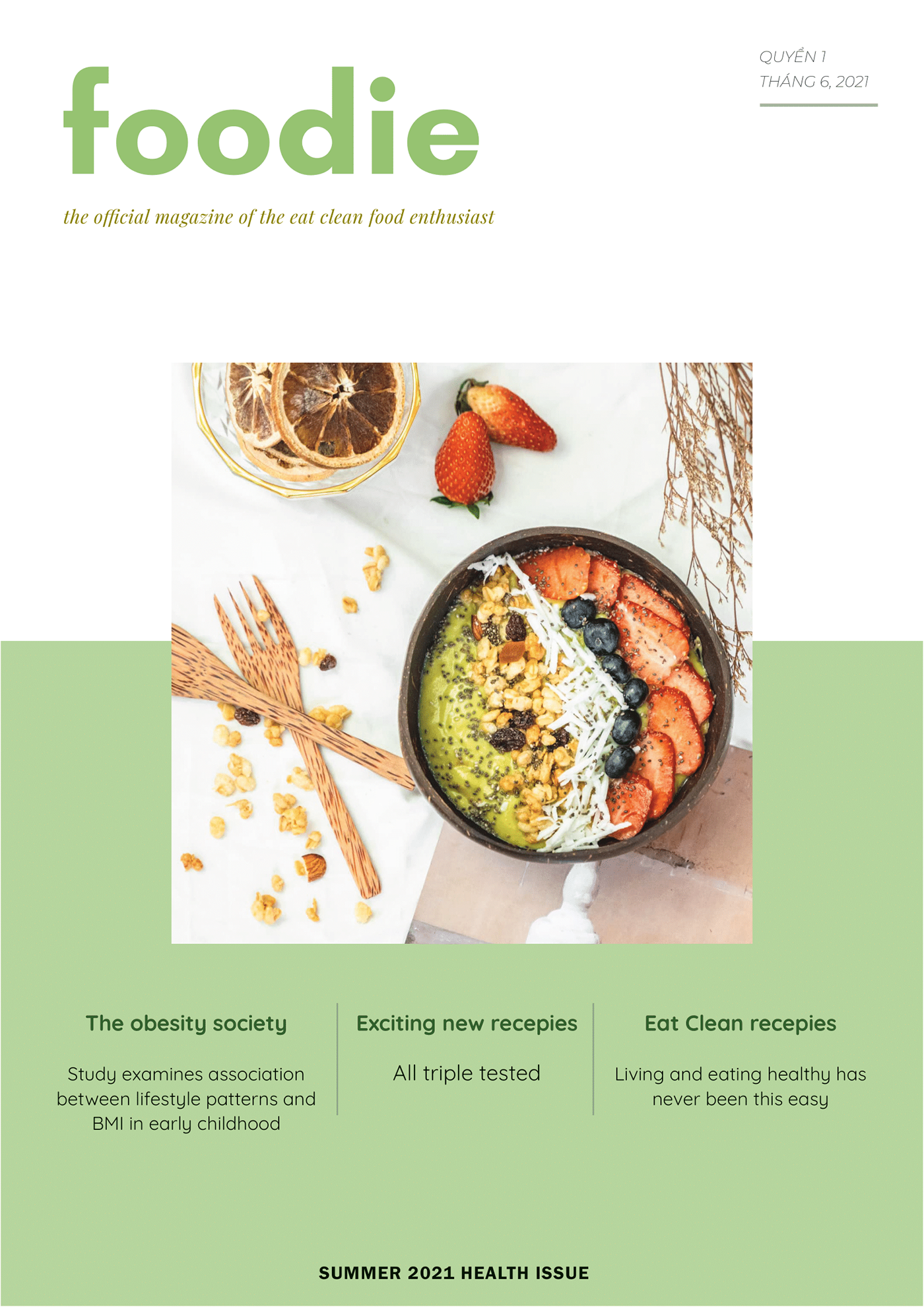 cleaneating Eatclean Food  fresh healthy magazine Magazine design