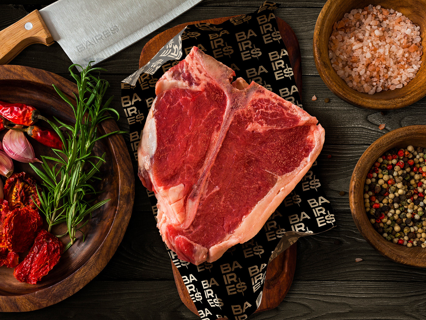 2023 design baires brand identity carne Food  grill meat Parrilla restaurante singapore