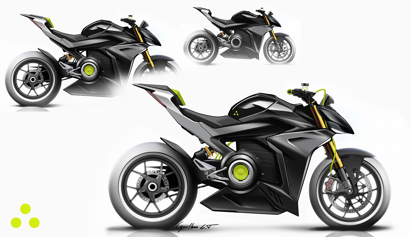 conceptbike Ducati Ebike motorcycle Motorsport race Racing sport Streetfighter