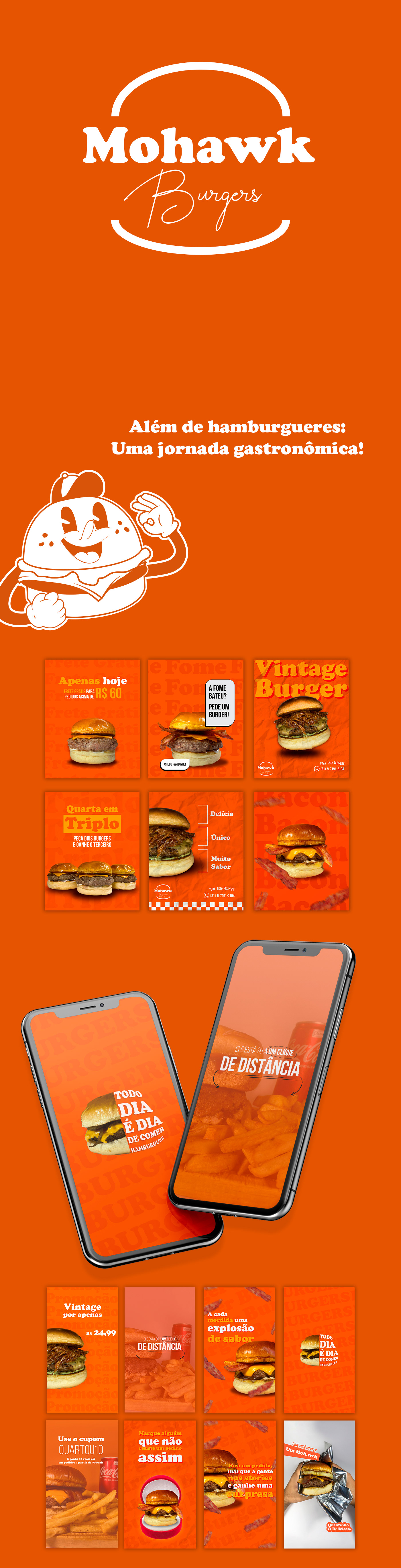 hamburguer burger identity visual identity identidade visual Burgers restaurant brand identity Logo Design Graphic Designer