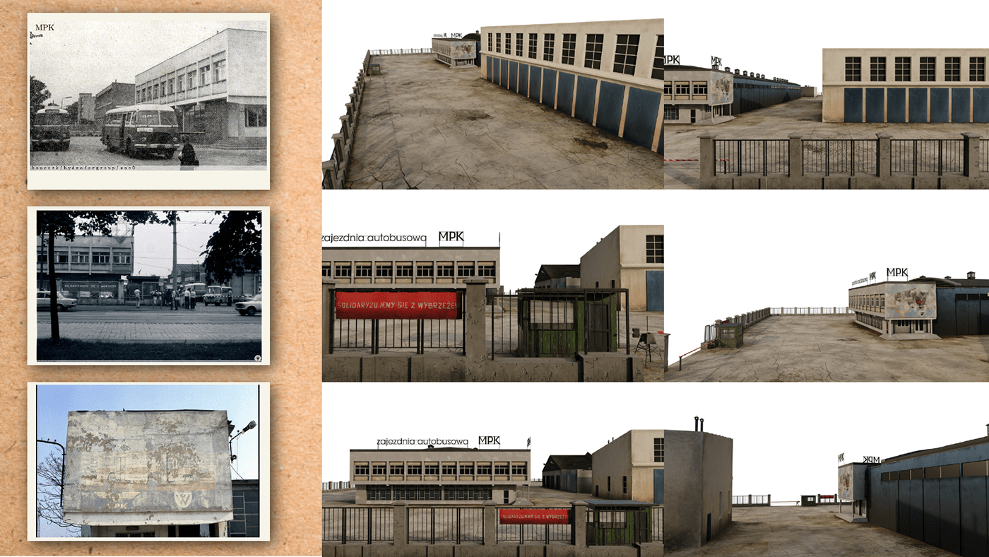 3d modeling animation  architecture assets city Documentary  HardSurface historic poland process