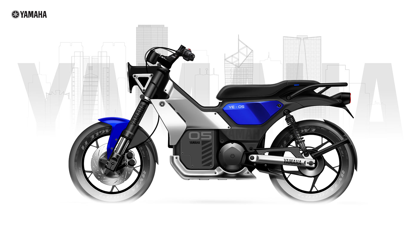 yamaha motorcycle Yamaha Motor electric vehicle Automotive design concept transportation automotive   motorbike pg-1