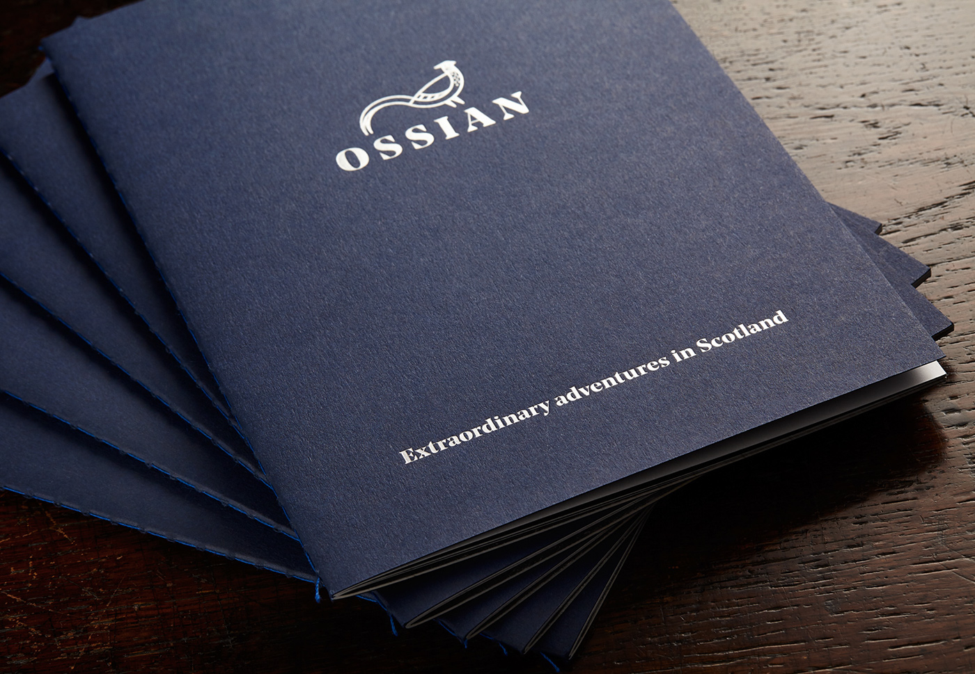 identity branding  logo marque Website scottish sport luxury ossian print