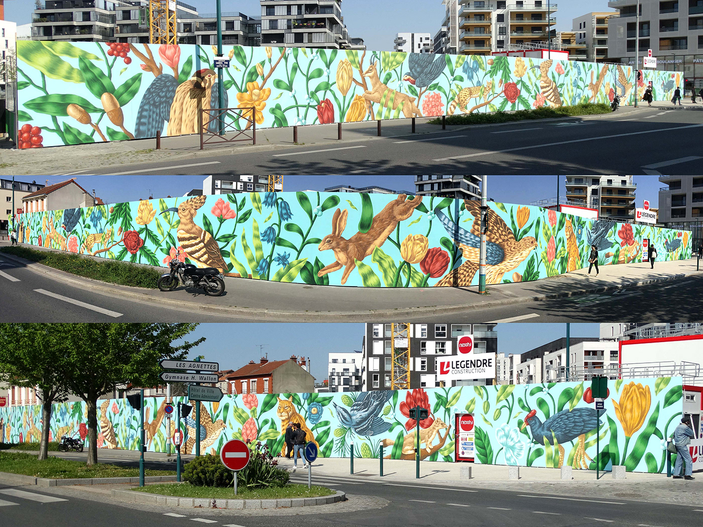 saddo colorful mural