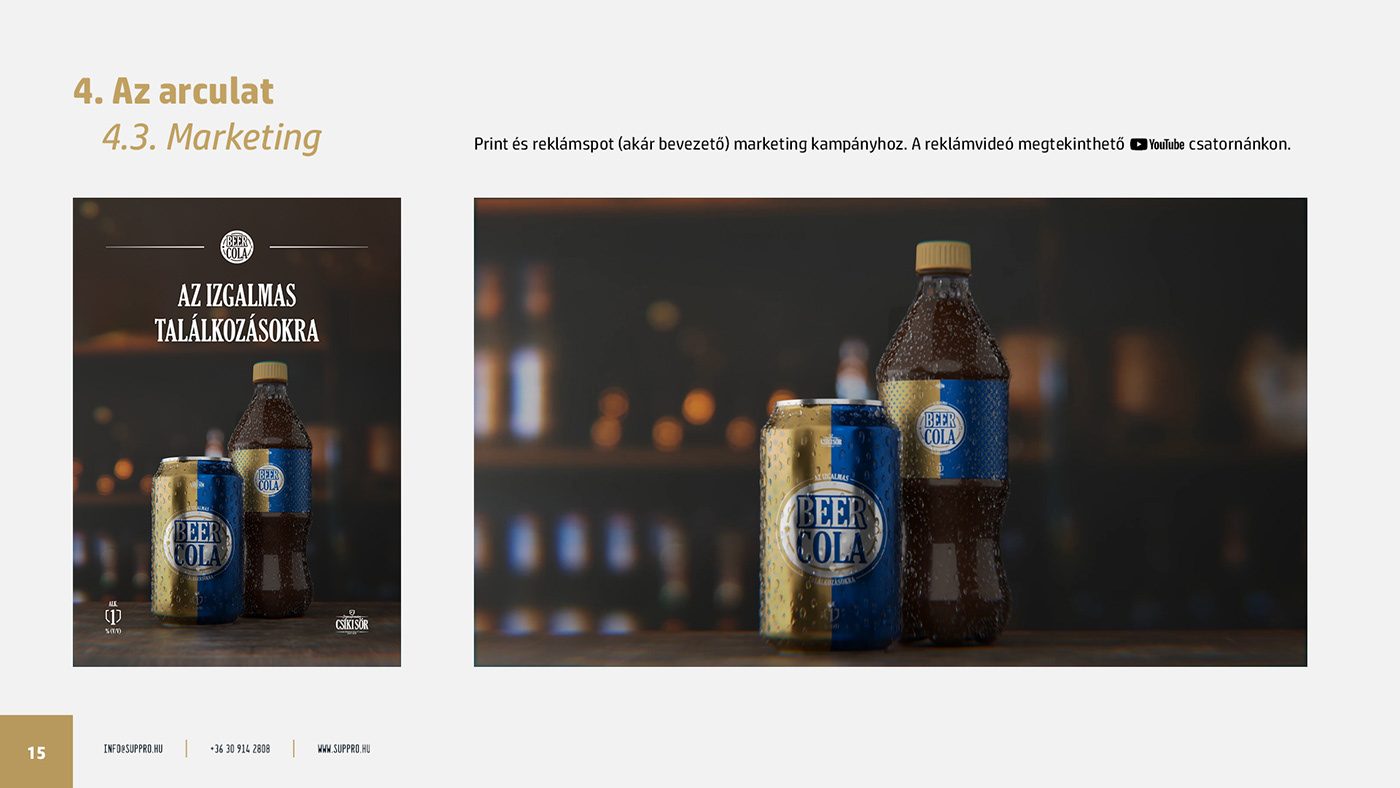 beer cola brewery branding  brand identity logo product design  Packaging 3D Rendering motion graphics 