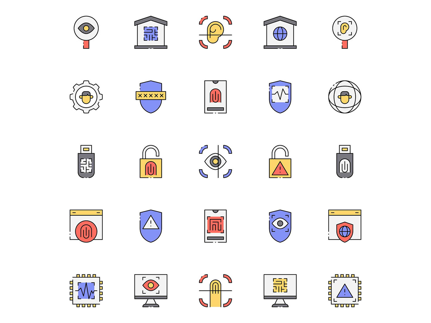 biometric icon design  freebie free icons free download vector icon icon set biometric icon