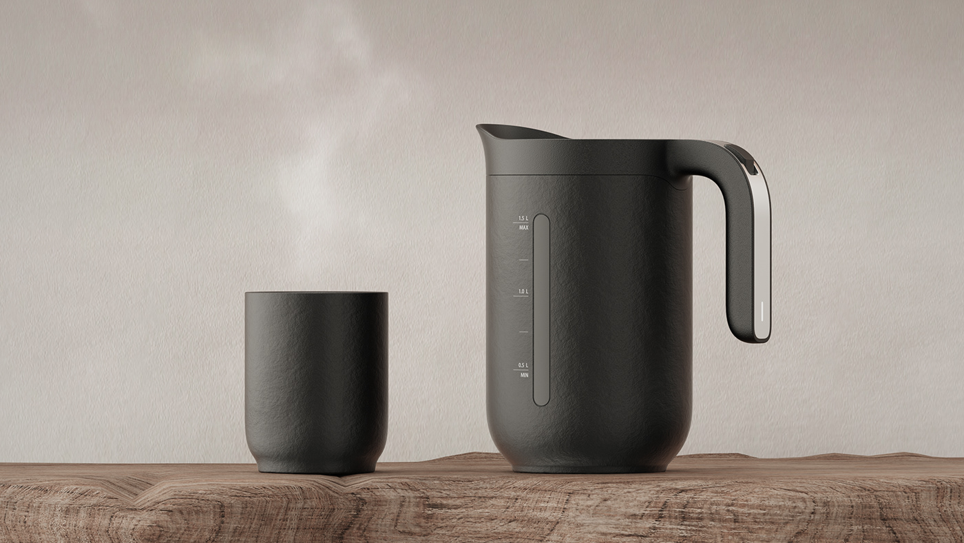 industrial design  kettle pot product design  tea pot 产品设计 电水壶