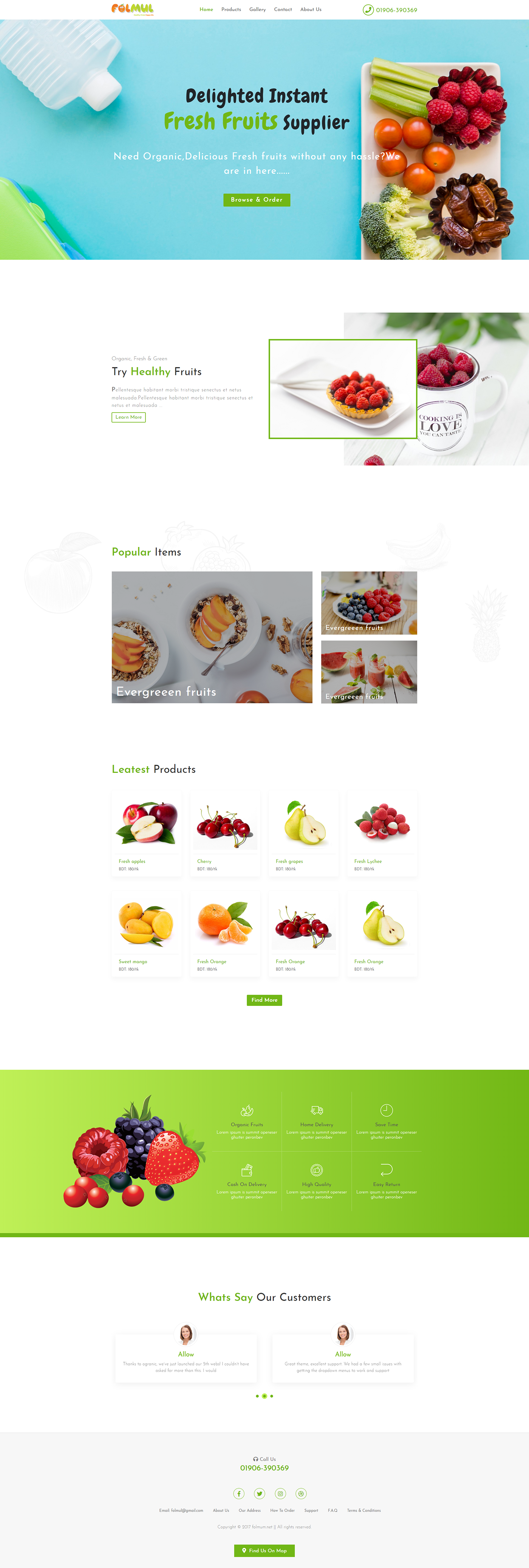 Web Design  fruits website Web Template E COMMERCE Shopping business minimalistic branding  Creative Design
