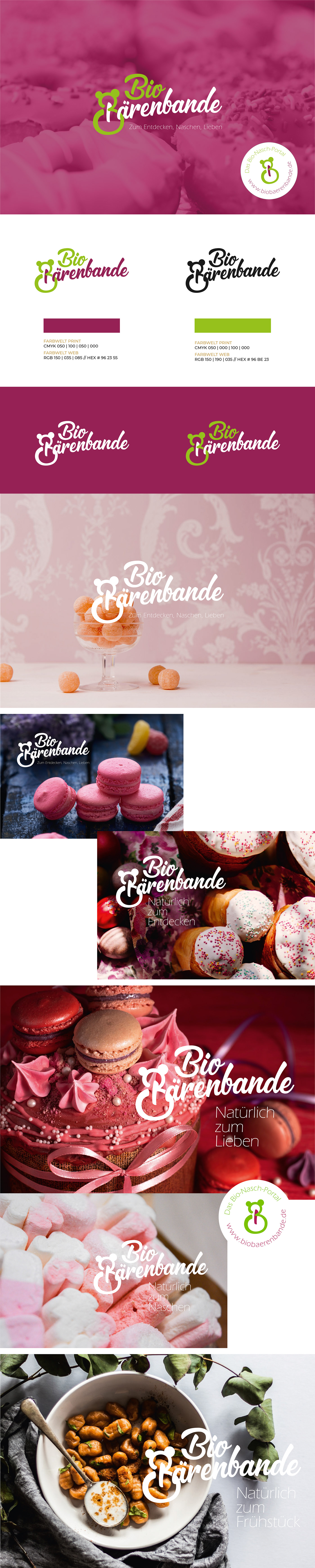#HP   bear bio branding  Corporate Design Onlineshop organic stationary sugar Sweets