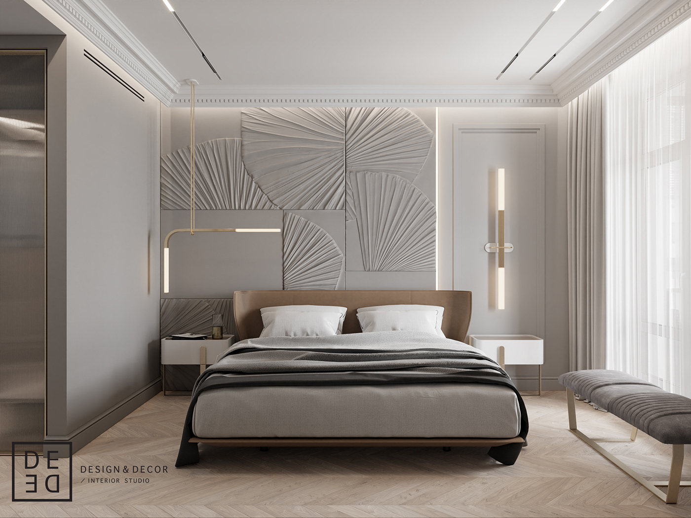 Interior design Inetriordesign architecture Minimalism modern architecture design DE&DE Interior Studio corona render  photoshop