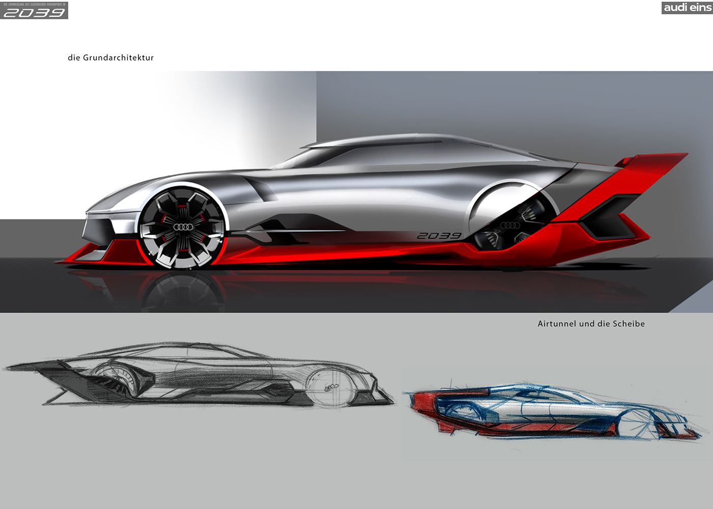 Transportation Design thesis bachelor design cardesign car automotive art Audi audi 90 quattro quattro imsa gto Racing race