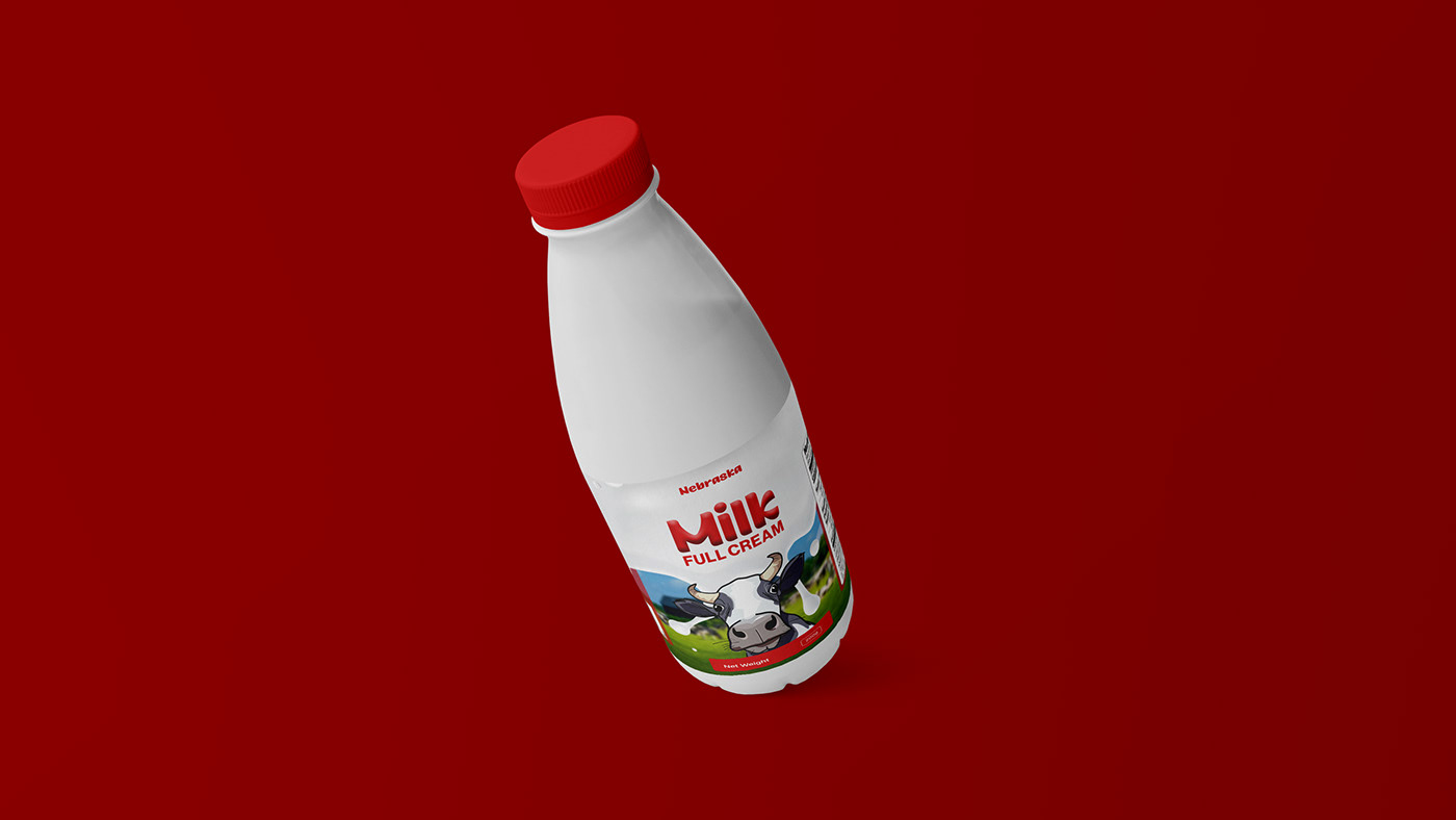 bottle Packaging Label packaging design product concept package milk Dairy Cheese