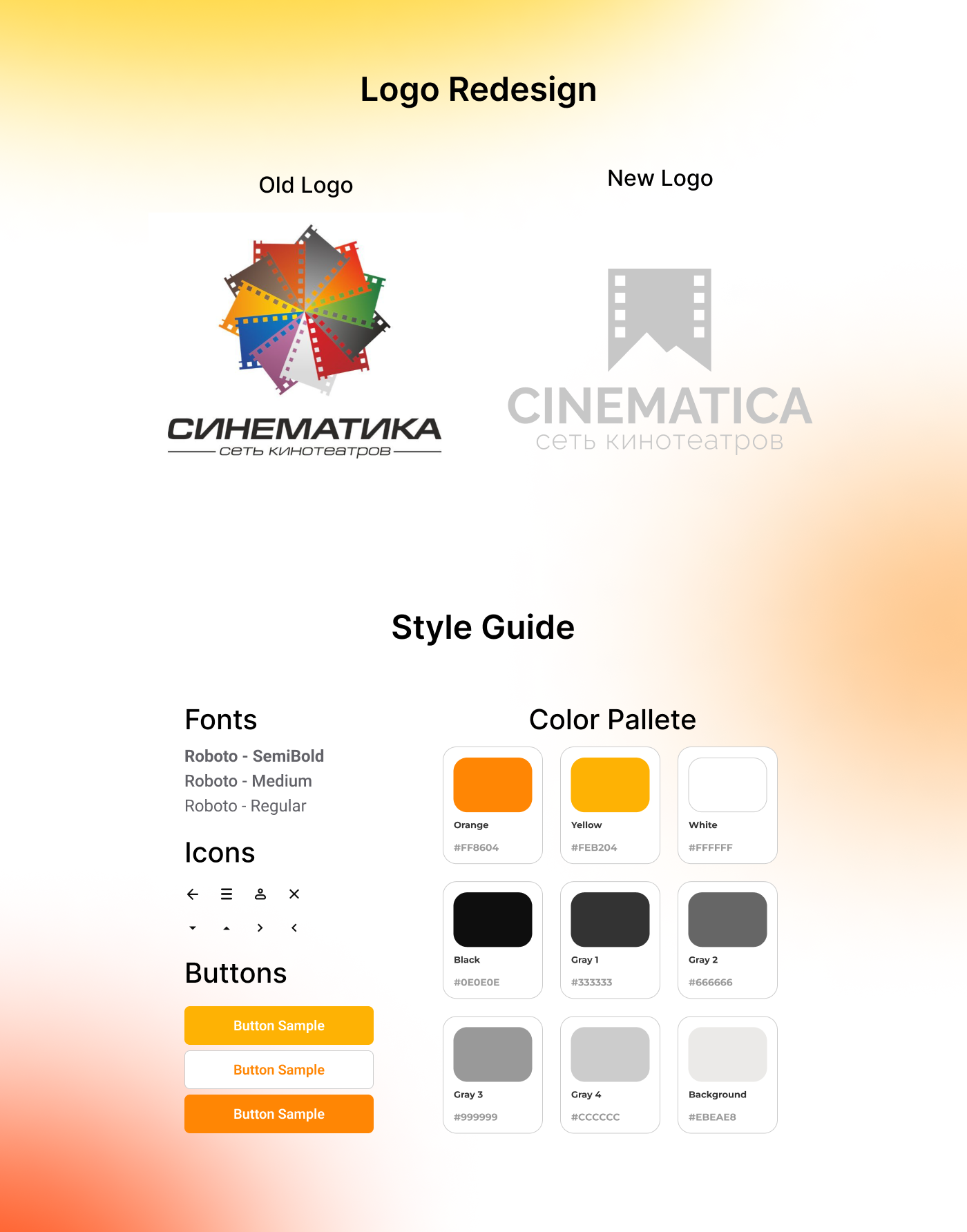 ux/ui Cinema mobile app design Figma