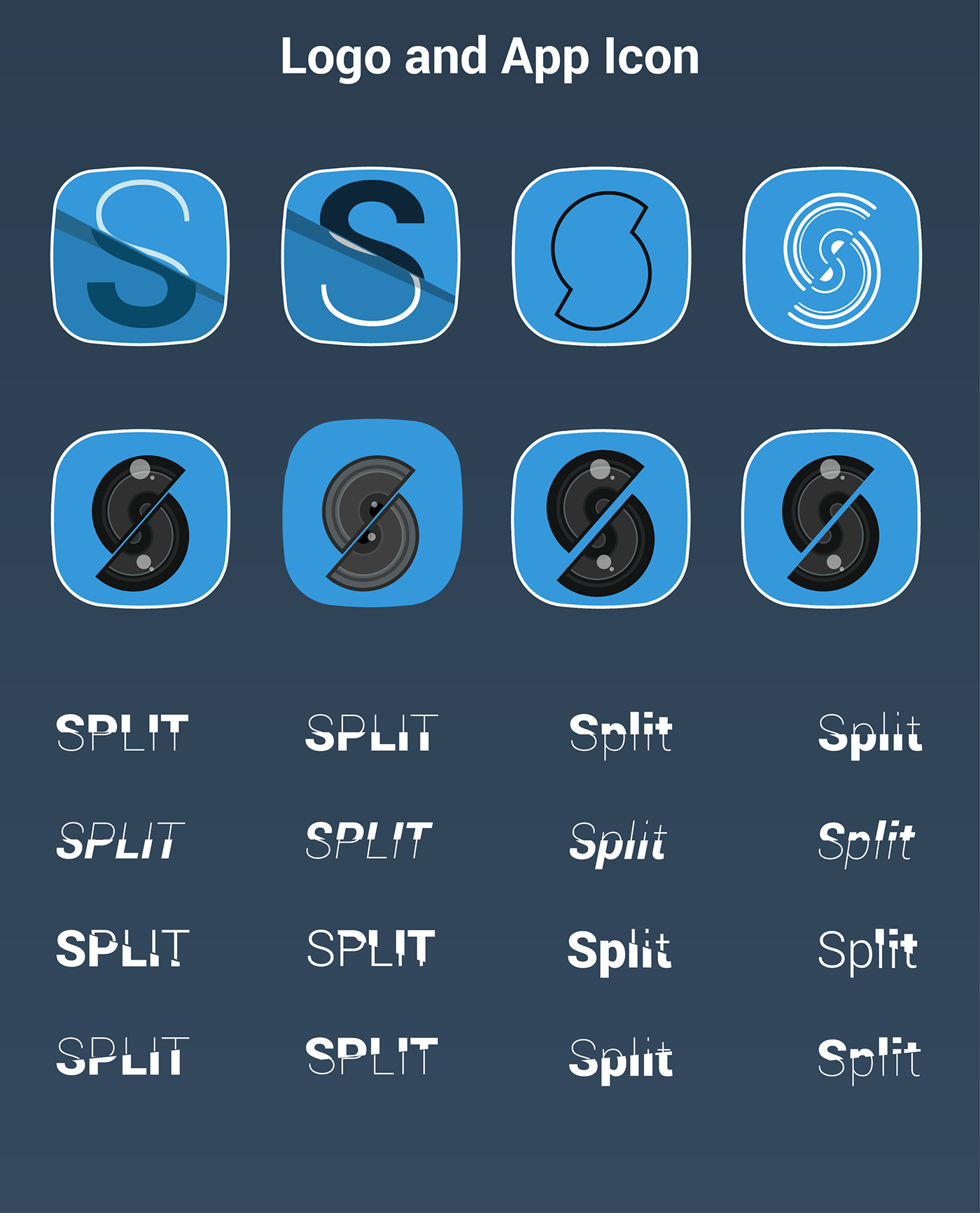 split UI logo Icon app old idea camera pastel