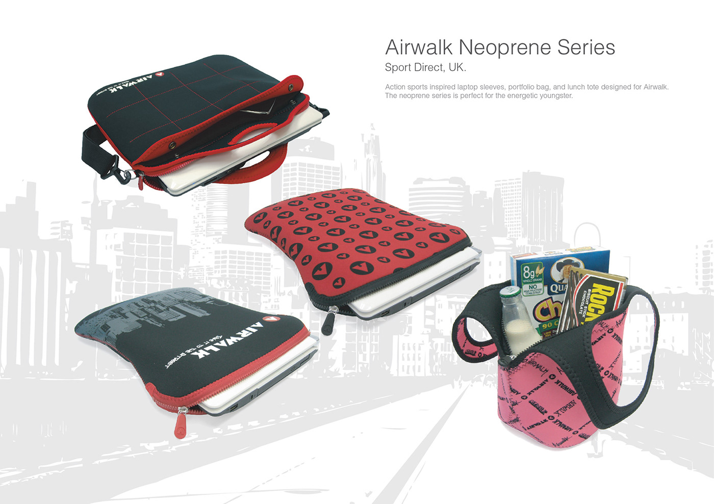 accessories airwalk bags neoprene