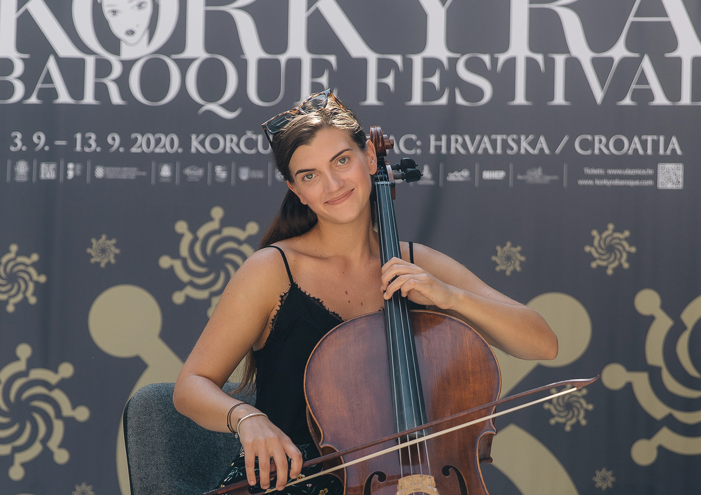 Boris Berc branding  classical music Croatian Baroque Ensemble festival Korcula  Korkyra Baroque Festival Laura Vadjon visual zvonimir ferina