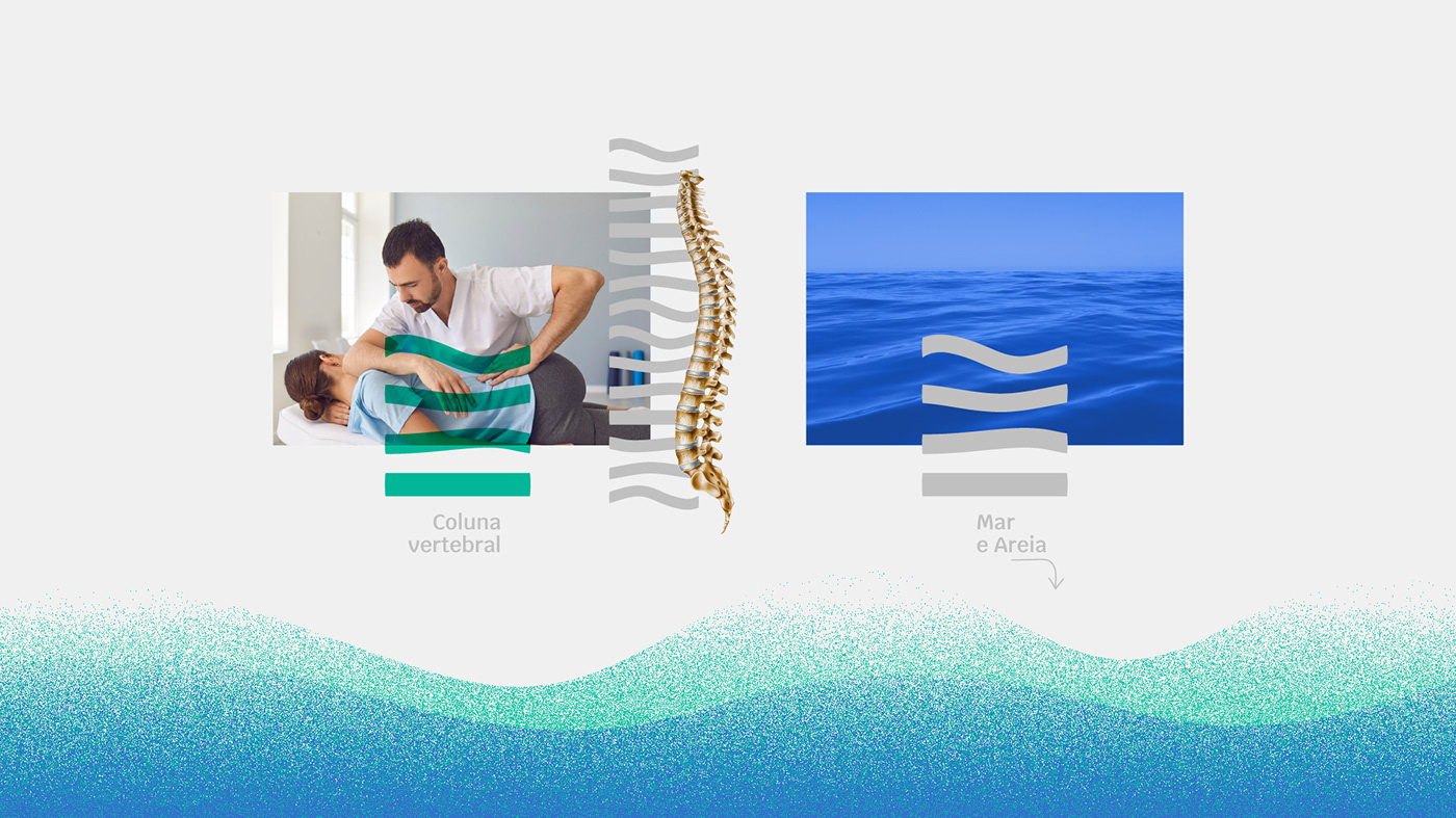 acupuncture beach Brand Design branding  Chiropractic identidade visual Surf visual identity