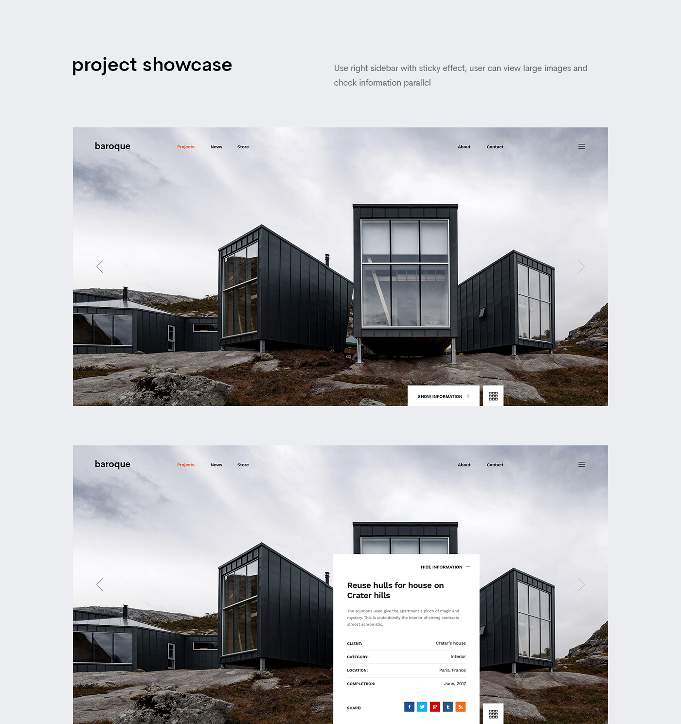 architecture Interior Website Theme minimal minimalist studio envato