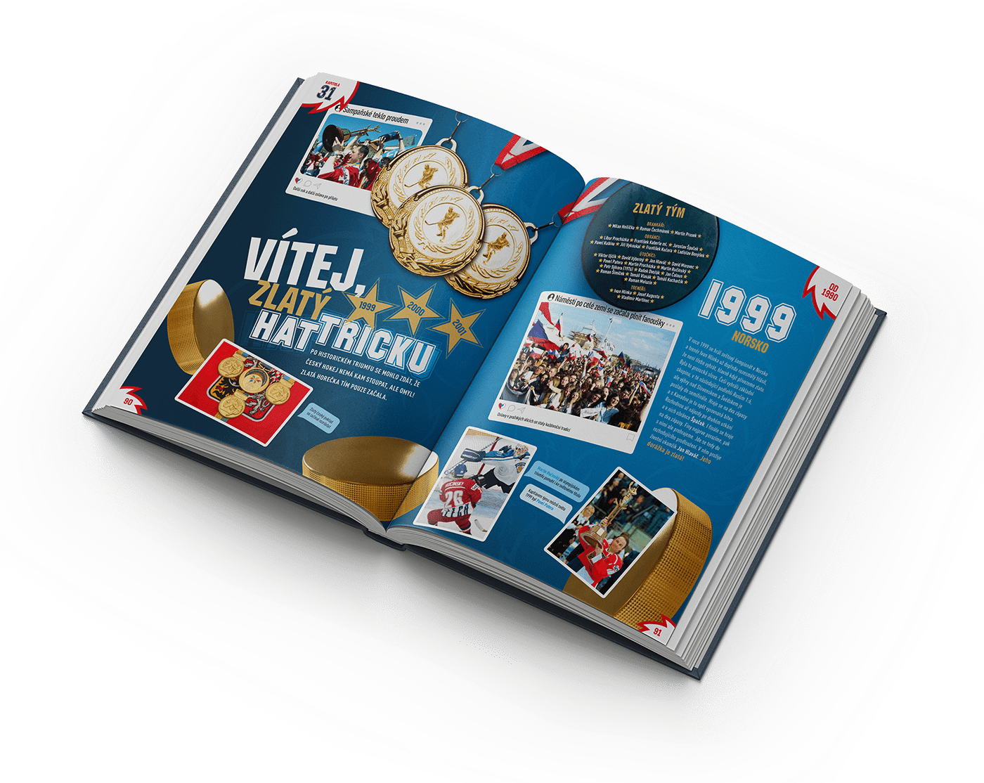 hockey book design Advertising  Czech sticker Promotion iihf world cup jágr