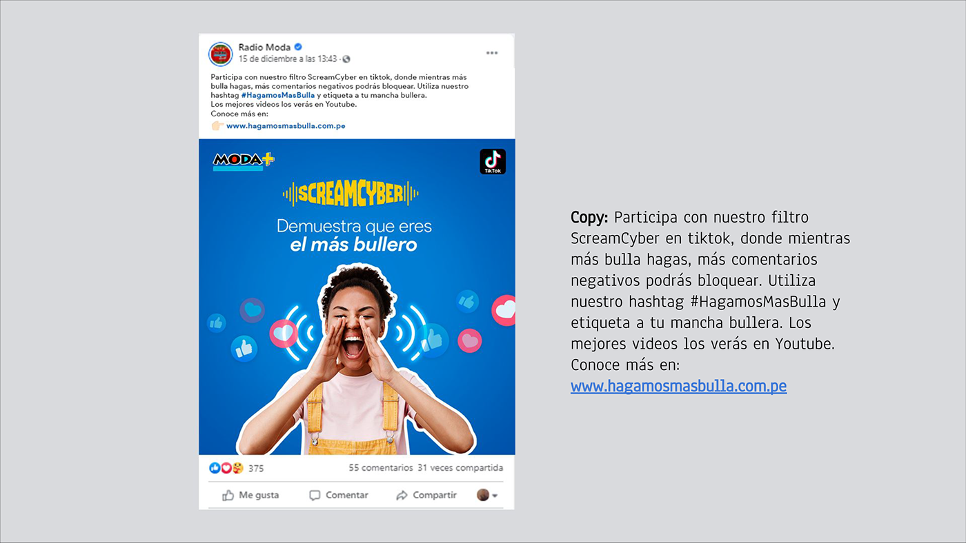 Bullying campaign ciberbulling designer marketing   media redes sociales social media Social media post