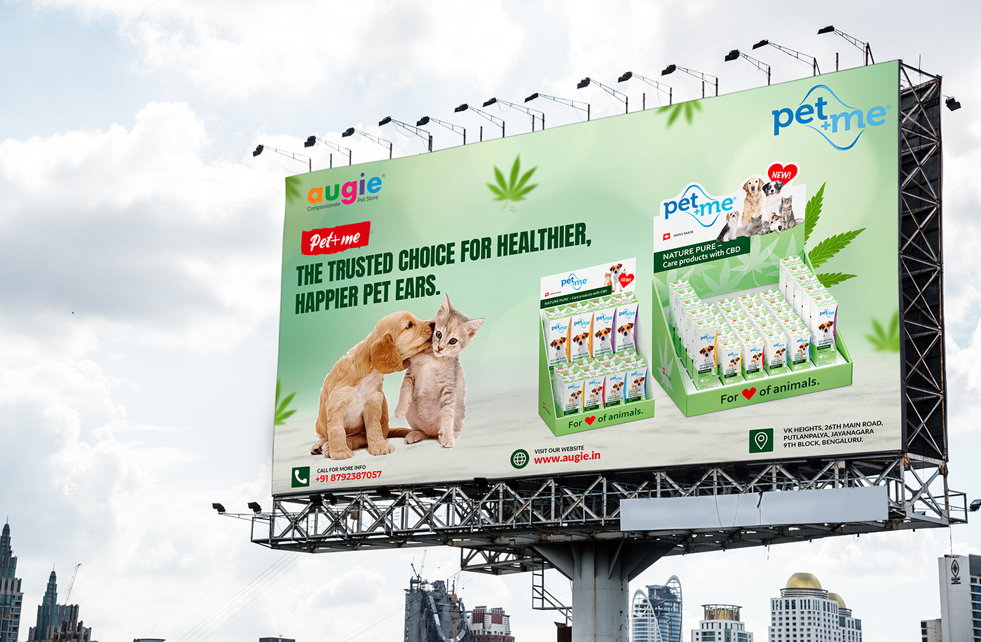 billboard ILLUSTRATION  billboard design Pet augie