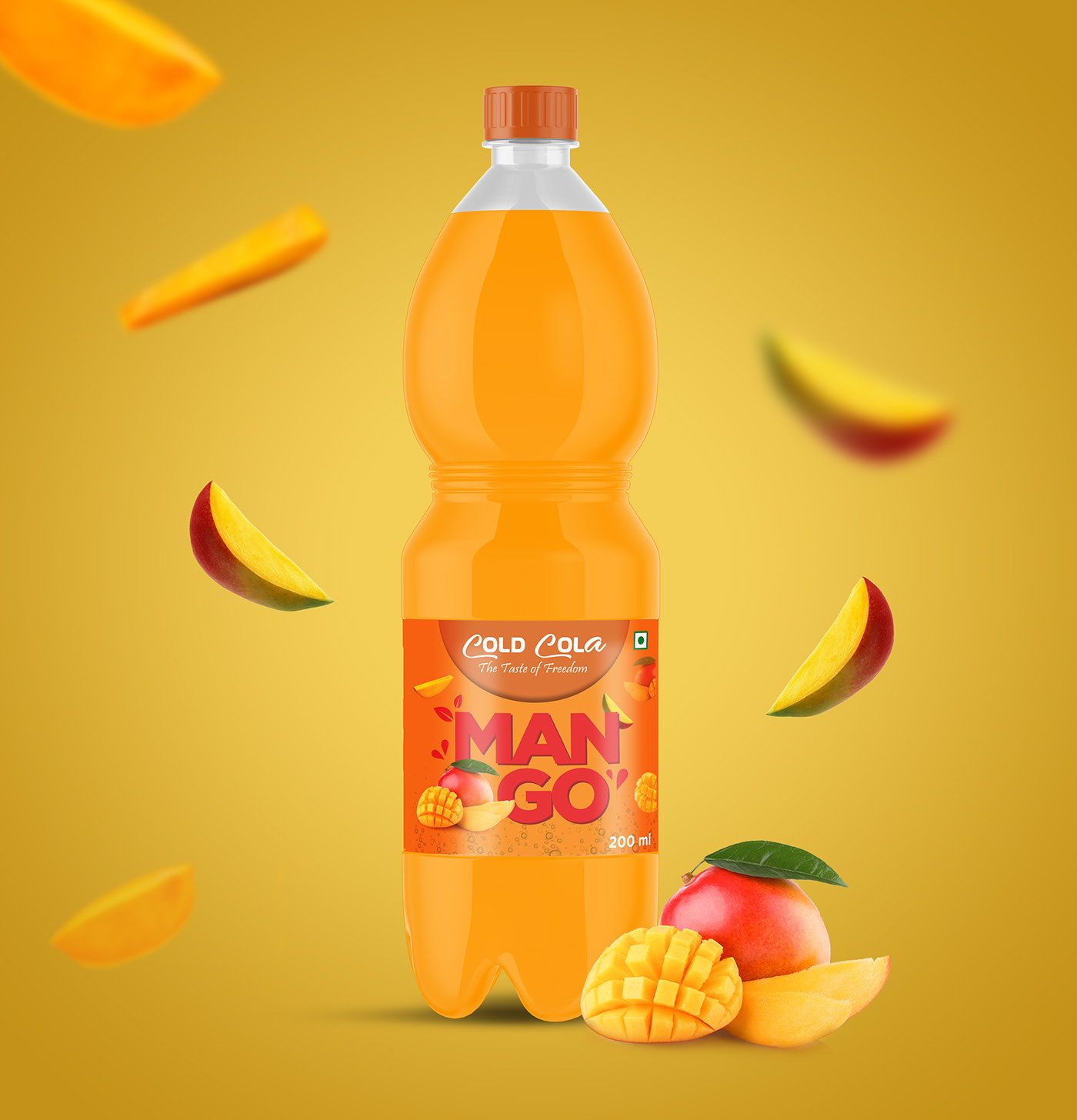 baverages branding  Coca Cola cold cola cold drinks flavour juice design label design mango design Packaging