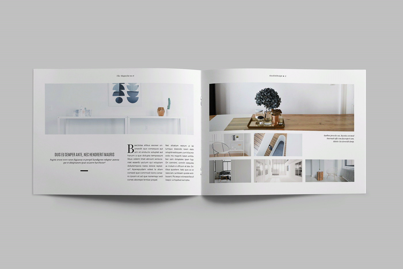 Free InDesign Template Free magazine Free magazine template indesign template landsacpe magazin template