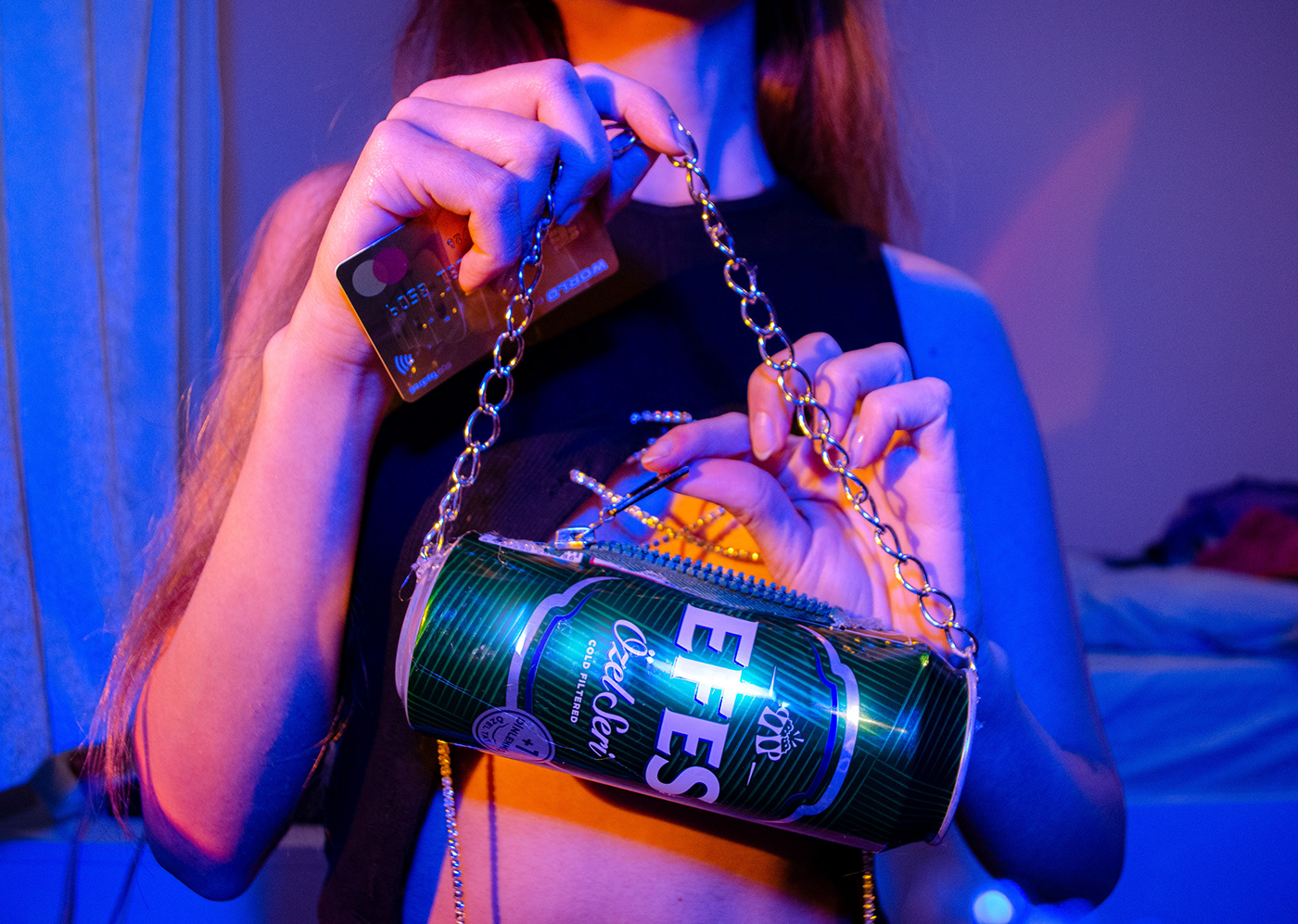 bag beer branding  experimental Fashion  influence Packaging Photography  product design  recyle