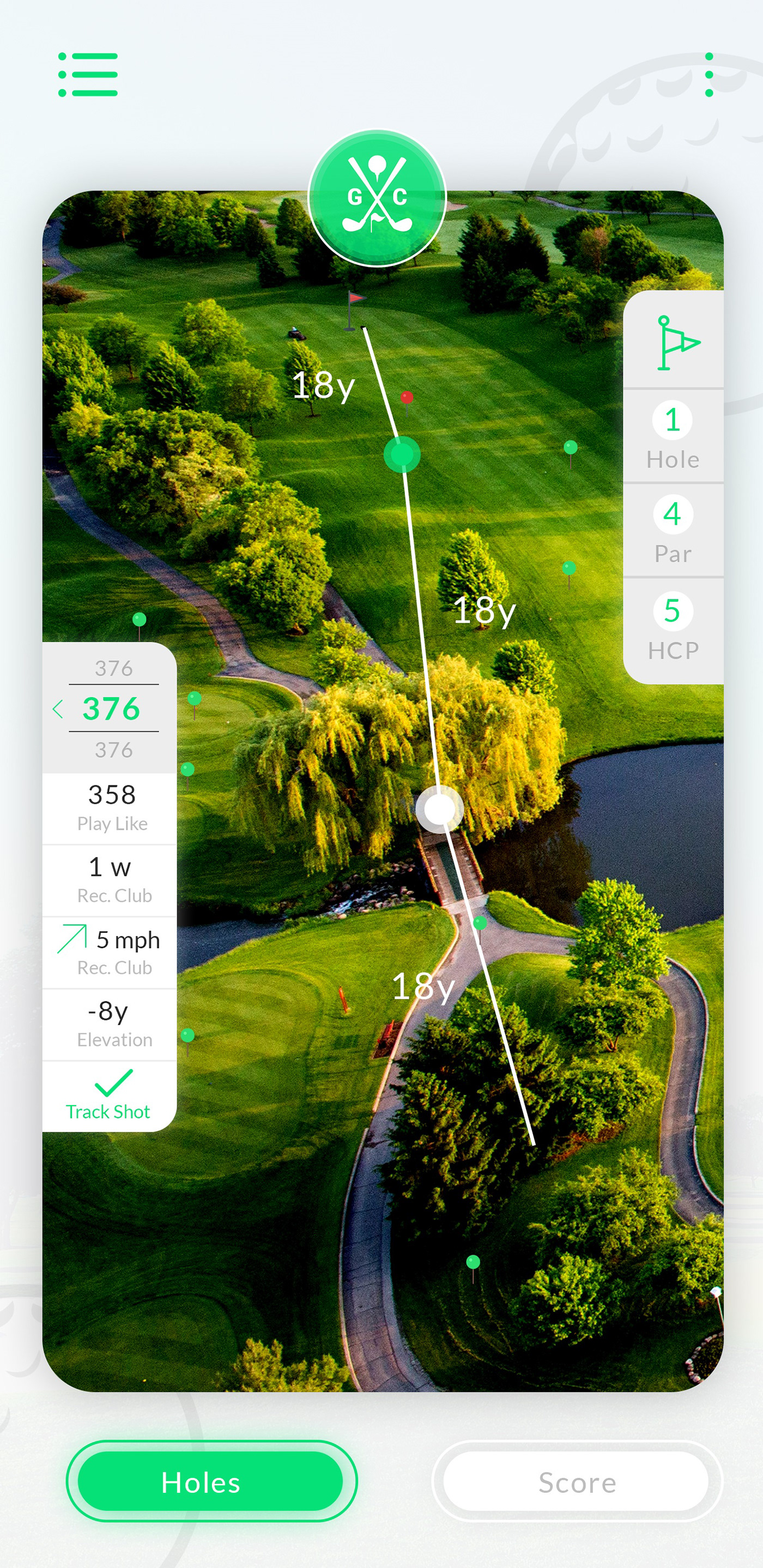 golf UI ux TRENDING Appdesign sports creative gps map best