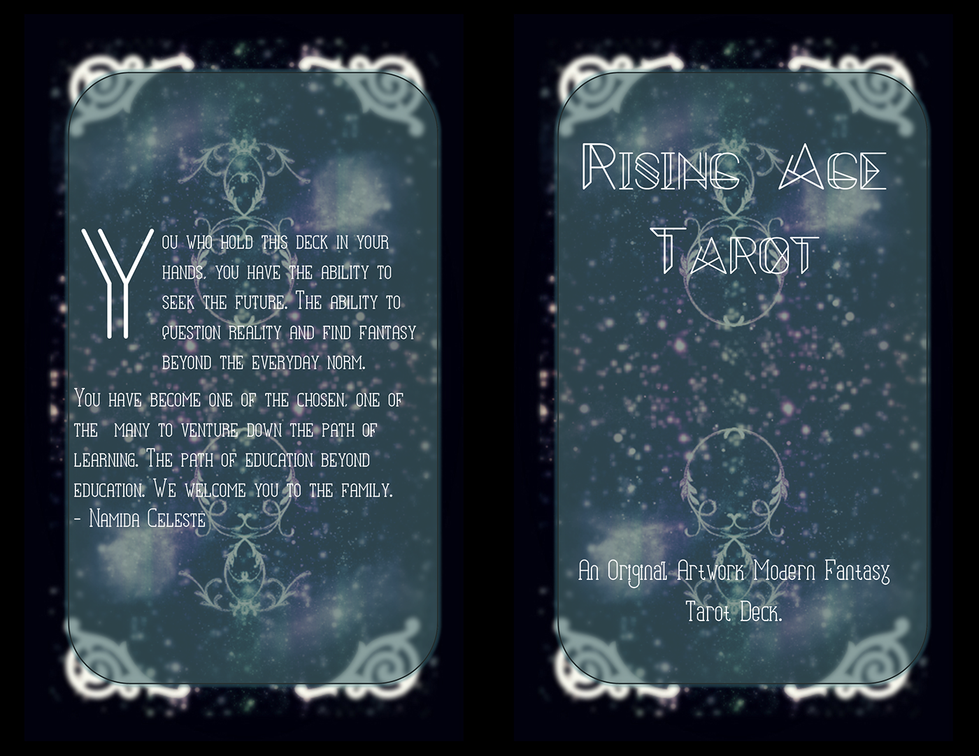 tarot fantasy modern fantasy tarot deck