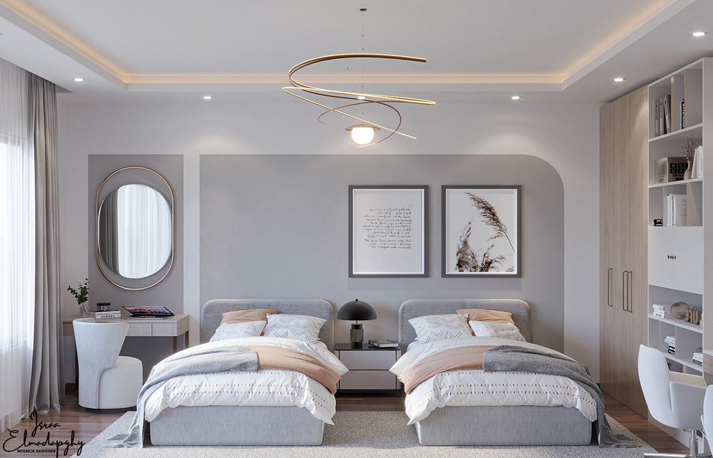 3ds max architecture decor design house indoor interior design  modern Render visualization