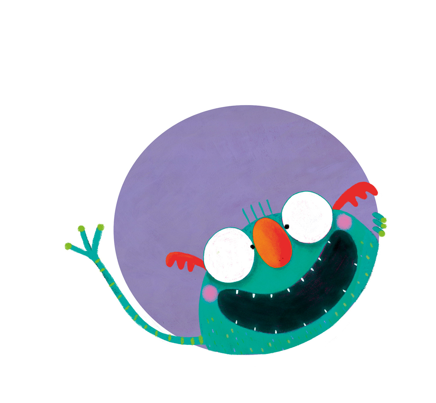 ChildrenIllustration childrenillustrator Digital Art  friends ILLUSTRATION  libriperbambini monster