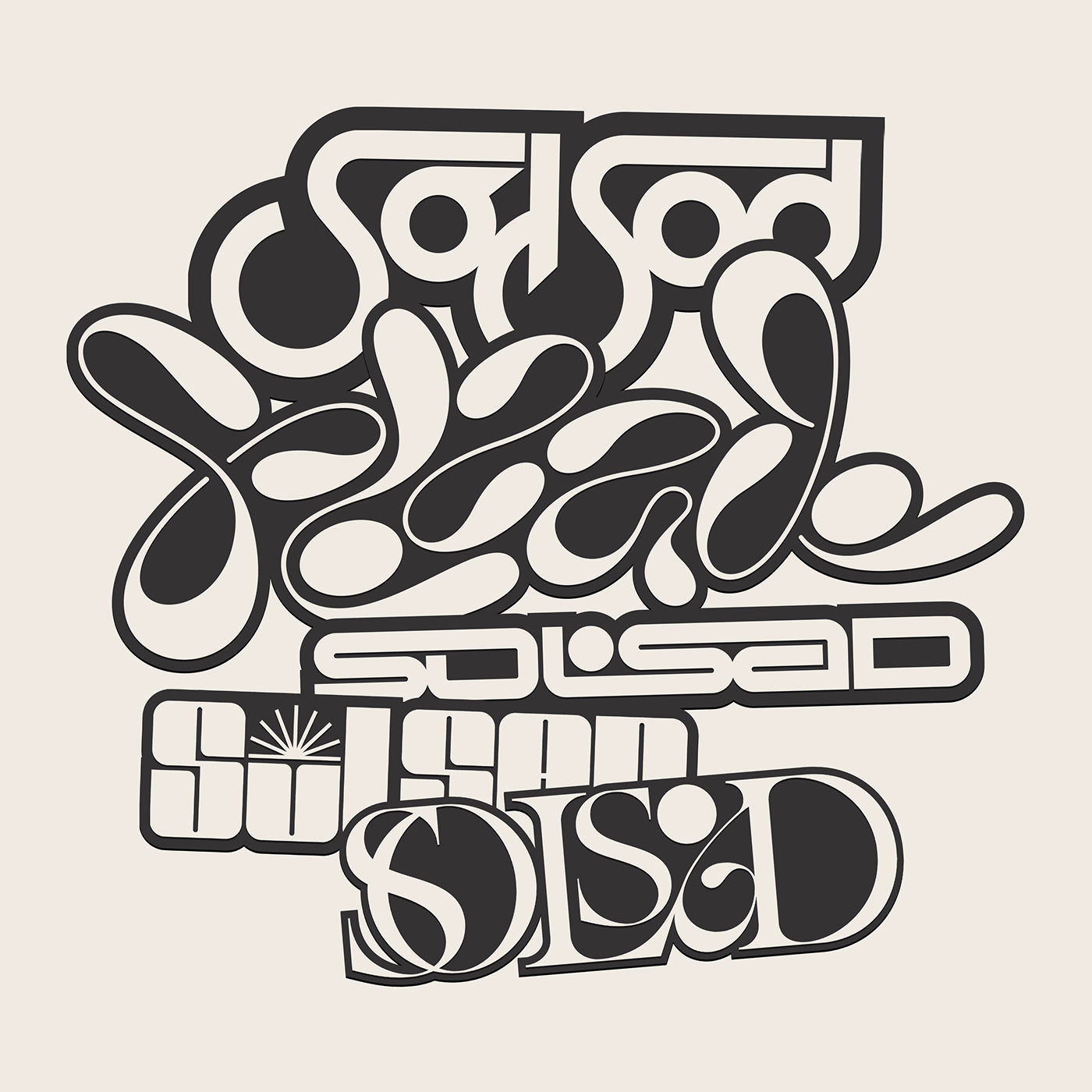 typography   identity music cover album cover type design Graphic Designer Logotype adobe illustrator