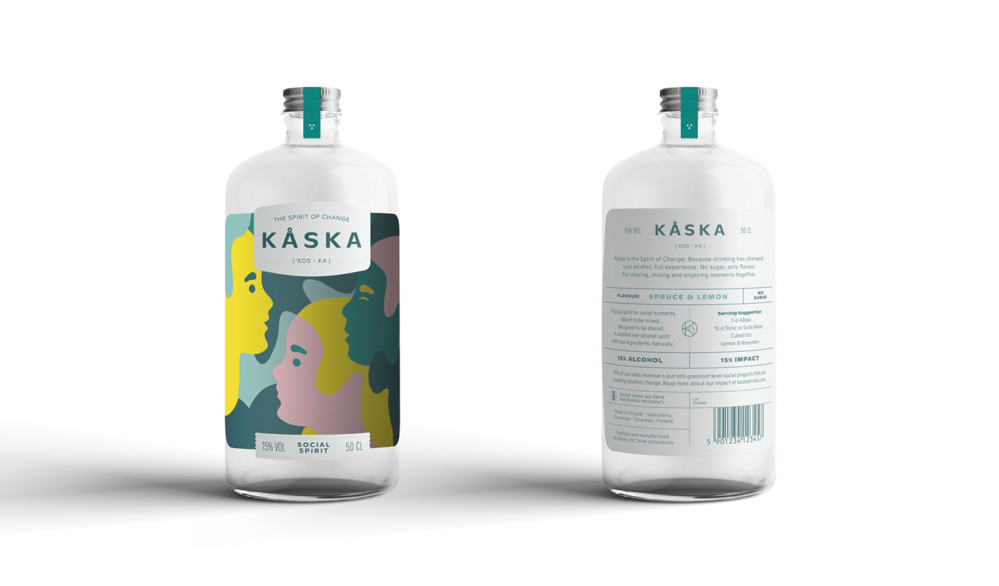 bottle branding  change ILLUSTRATION  label design Low-alcohol Spirits Packaging