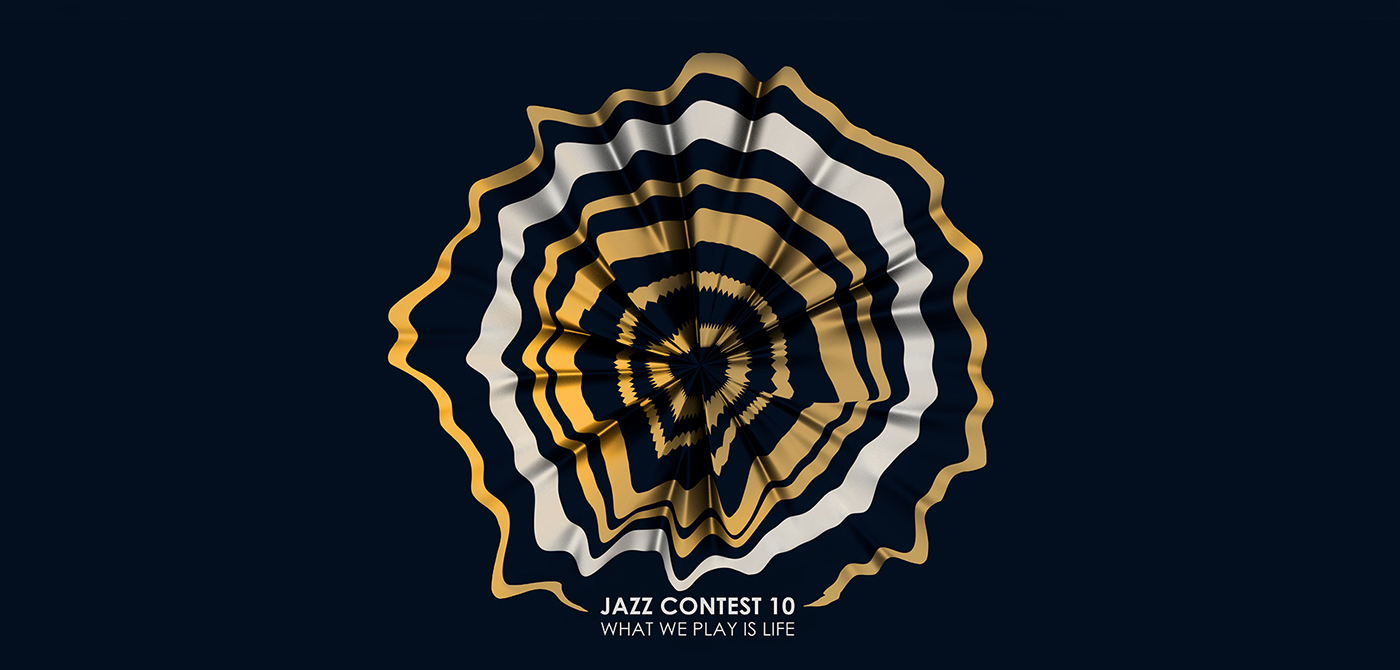 jazz music poster Website Logotype Technology line artistic school graphic