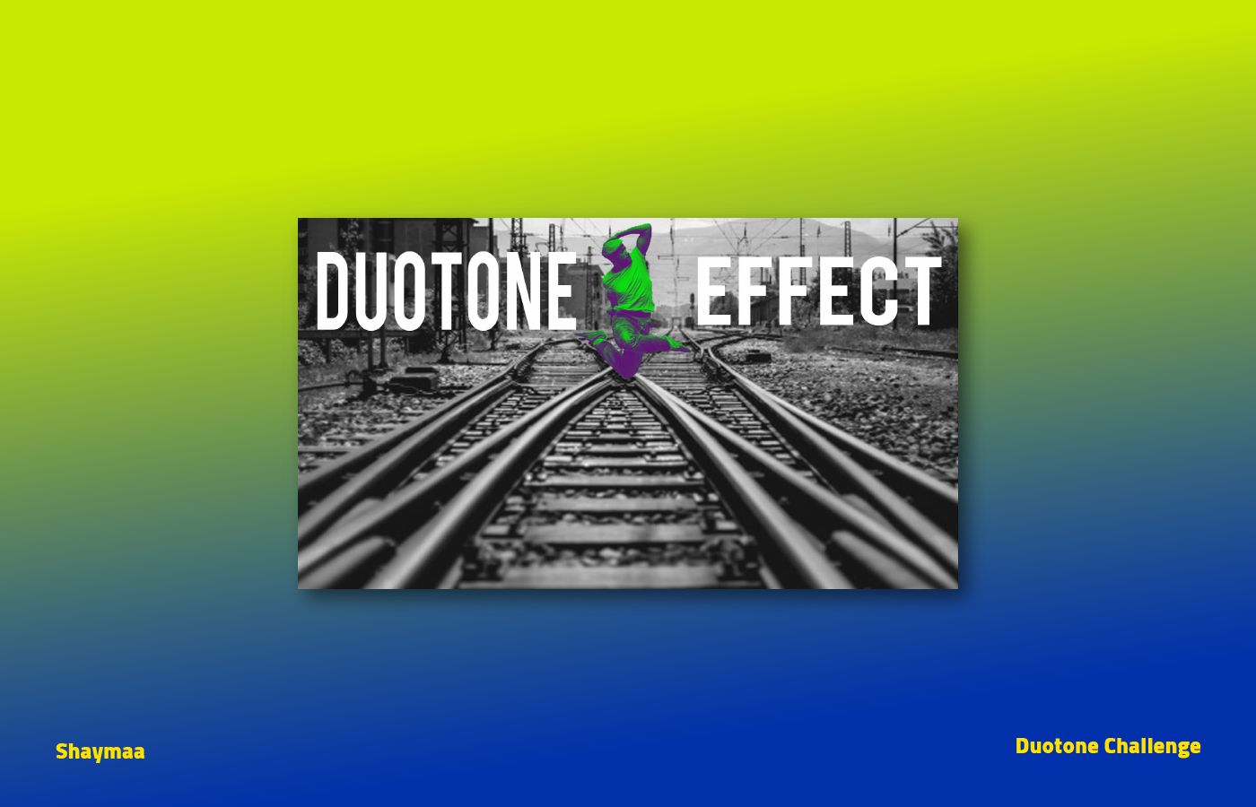 duoton Duotone duotone effect design challenge تحديات الزبدة الدوتون تأثير