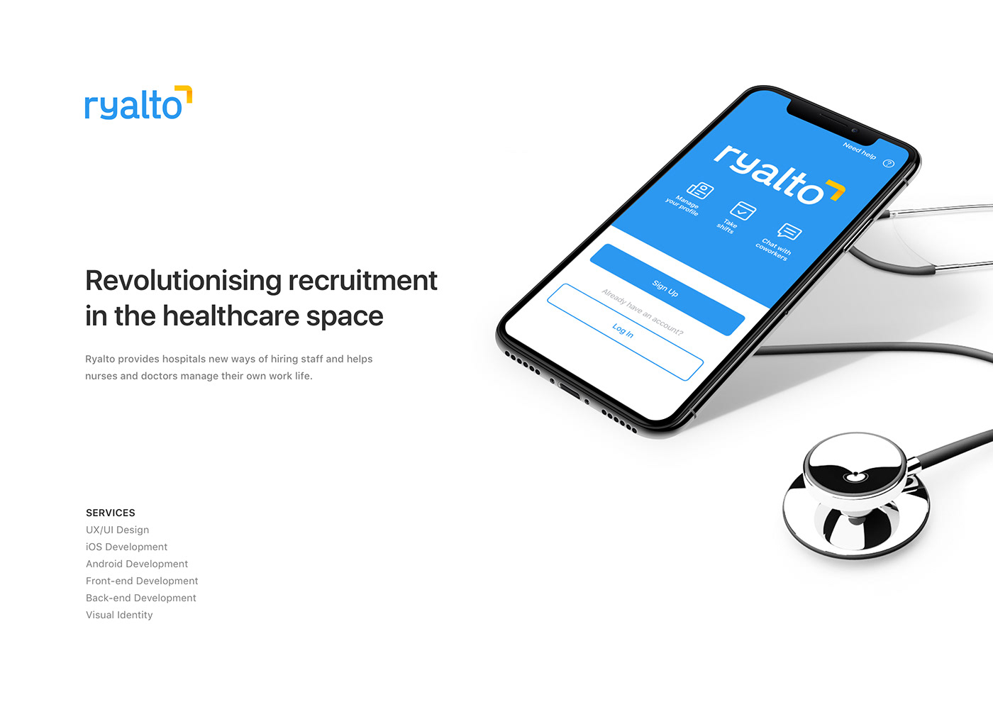 ios android healthcare ux/ui design nurse recruitment product design  mobile Booking Case Study