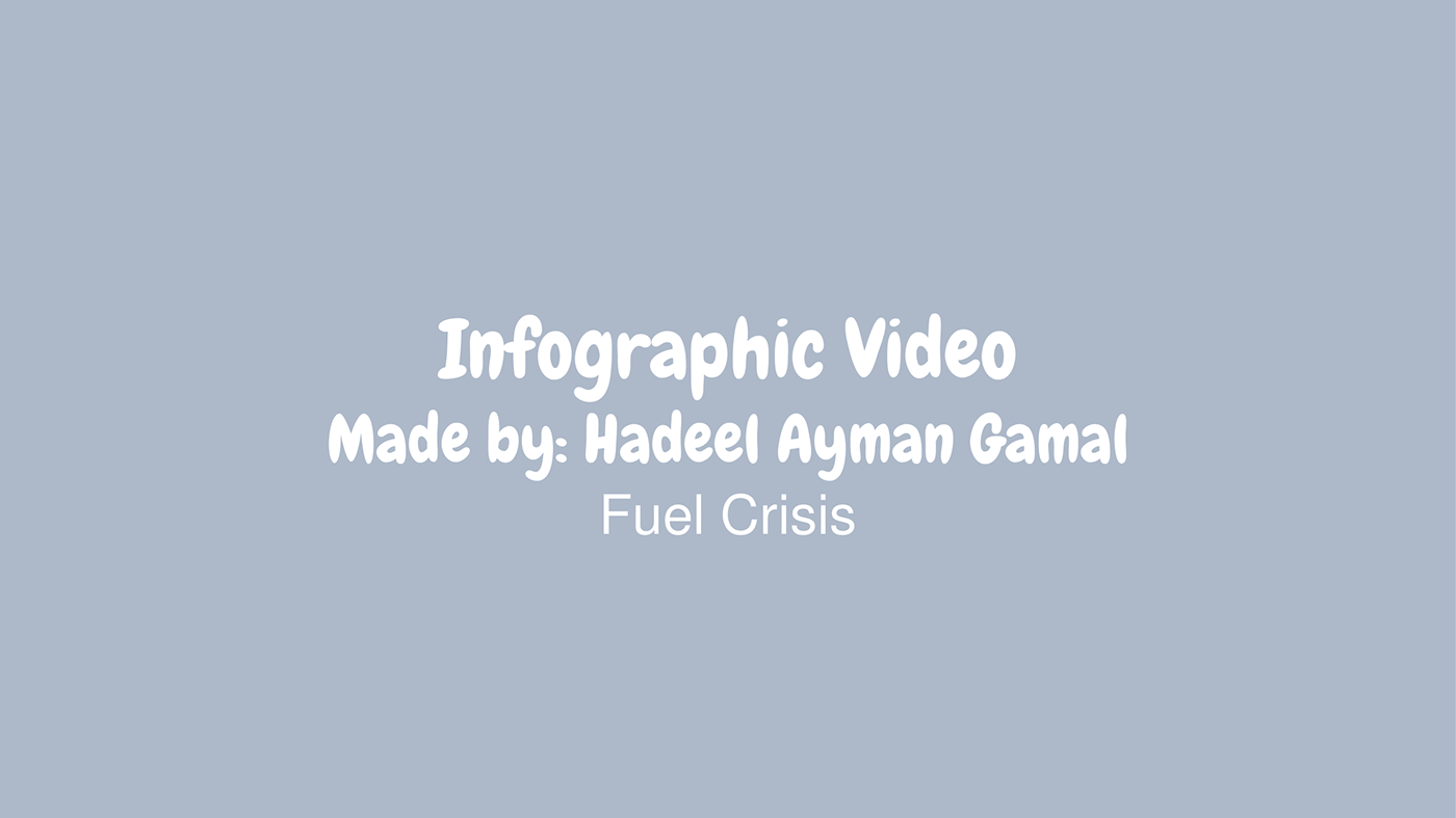motion inforgaphics data visualization infographic fuel crisis motion graphics  animation  motion graphic Video Editing