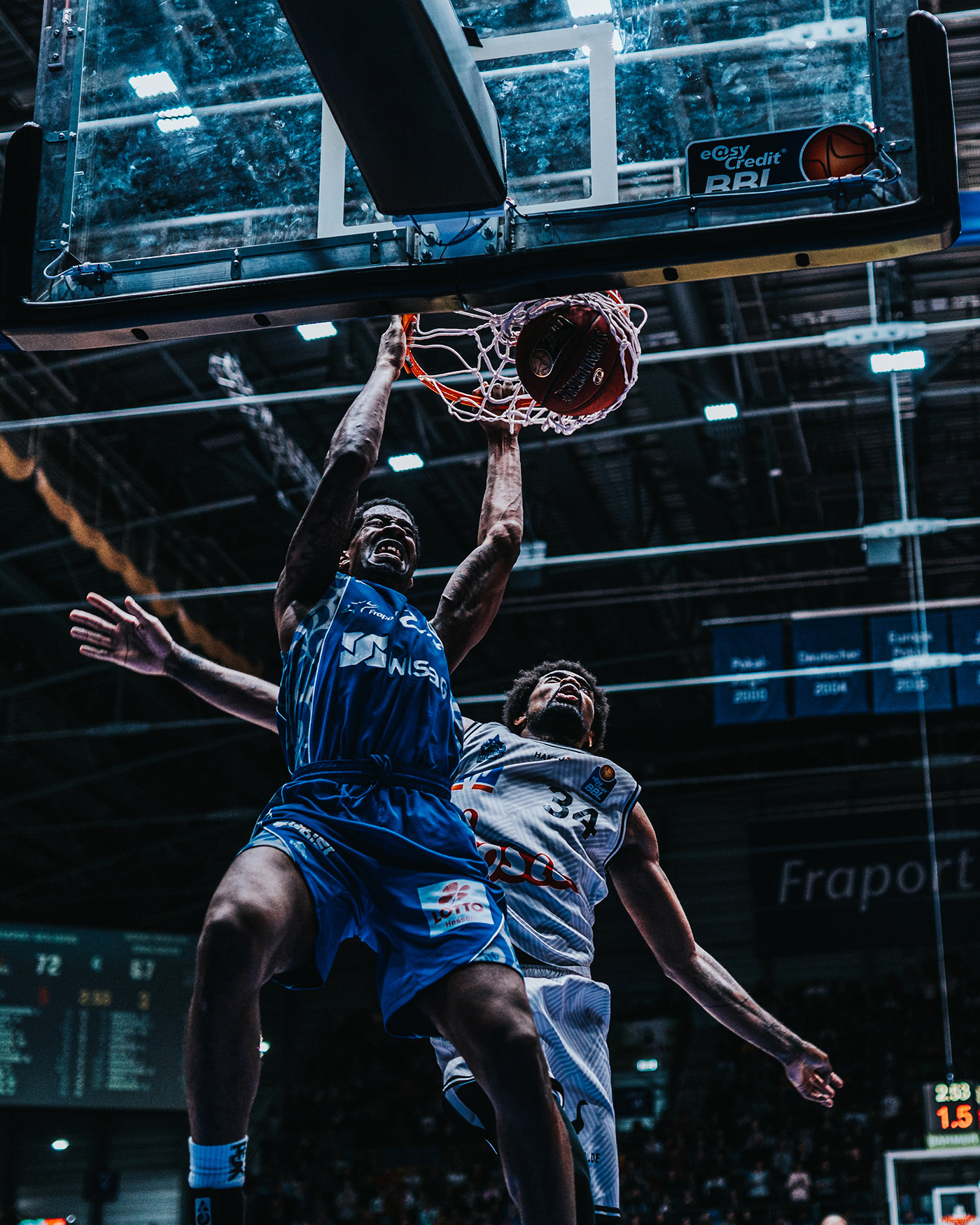 basketball bbl Basketball Bundesliga Fraport Skyliners dunking