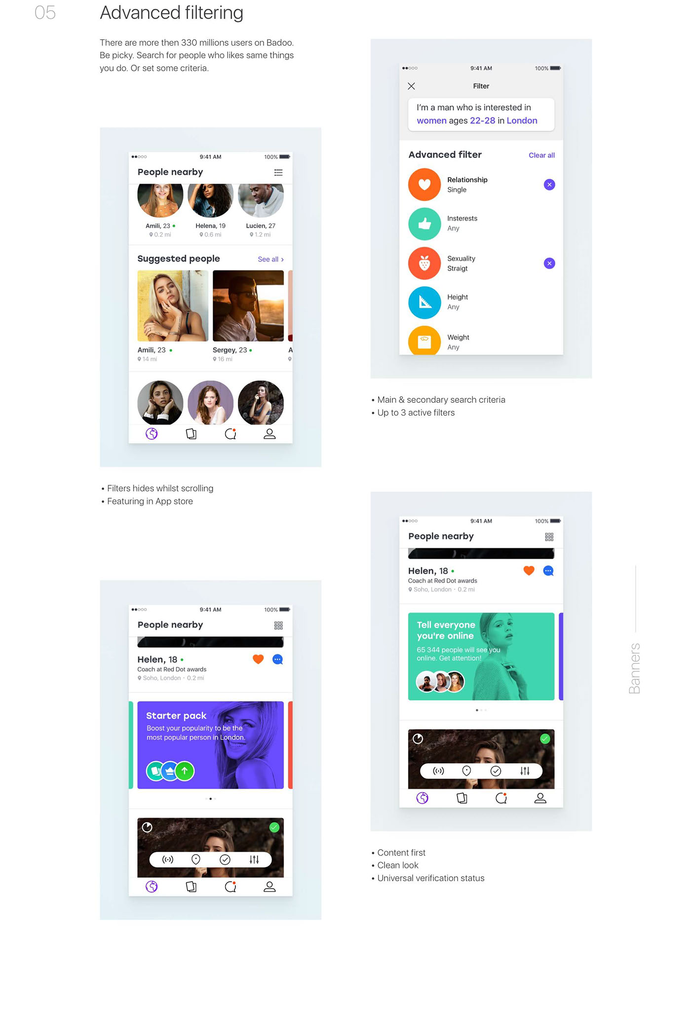 Badoo App Redesign Concept on Behance