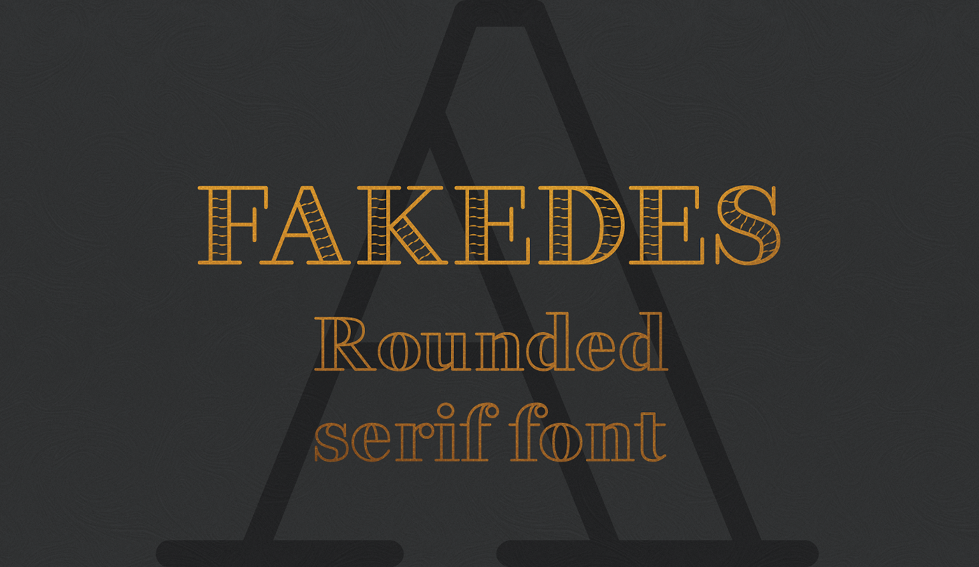 font Typeface display font free cyrilmikhailov fakedes Free font outline rounded new bold serif antiqua Mockup freebie