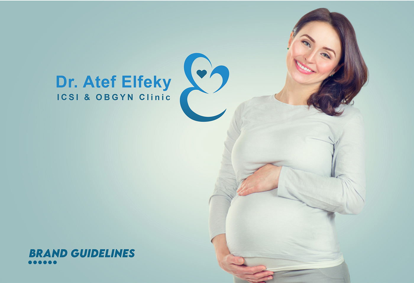 gynecology OBGYN baby doctor GYNECOLOGIST Branding Identity logo pregnant gynecology and obstetrics icsi