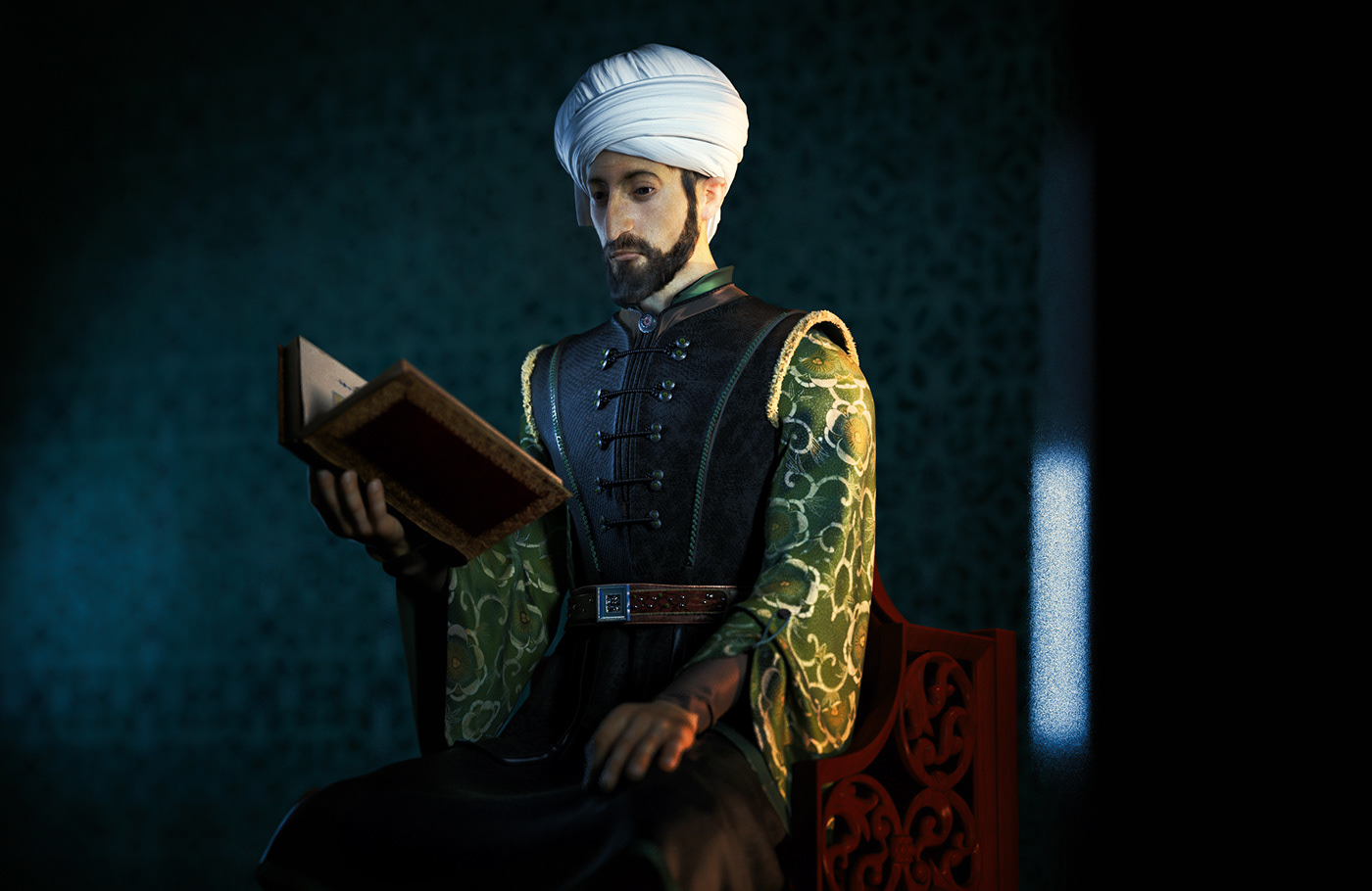3D Character Design fatih sultan mehmet osmanlı ottoman Sultan