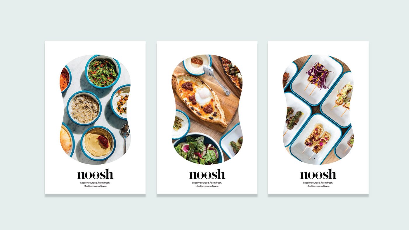 noosh san francisco food restaurant design branding  typography   custom wordmark Lobster Phone