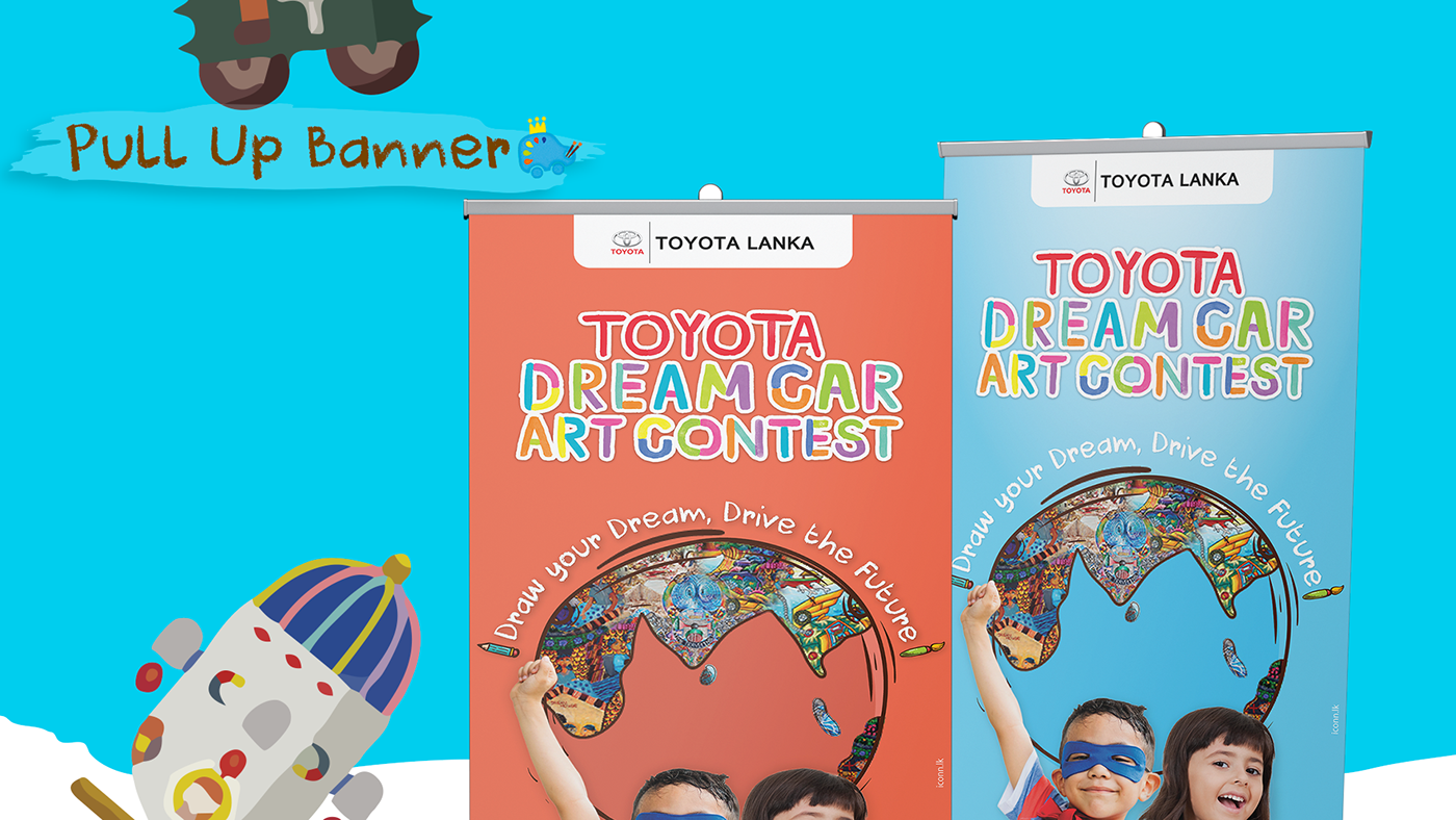 toyota Dreamcar iconnmedia teamiconn iconn branding  toyotalanka srilanka toyotadreamcar designing