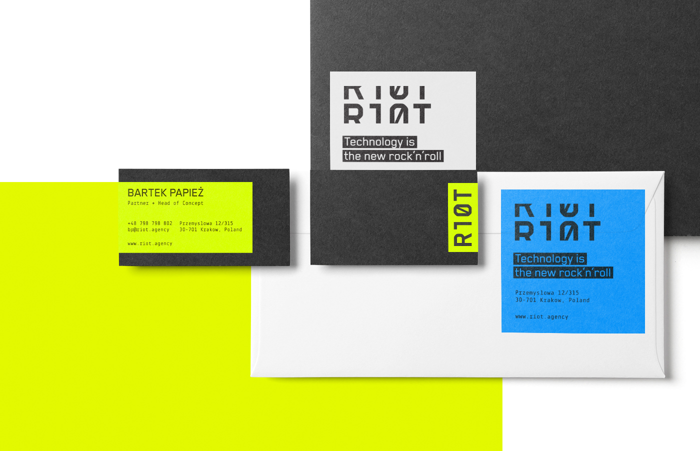 riot rebel Technology minimal stickers Glitch digital agency simple vibrant