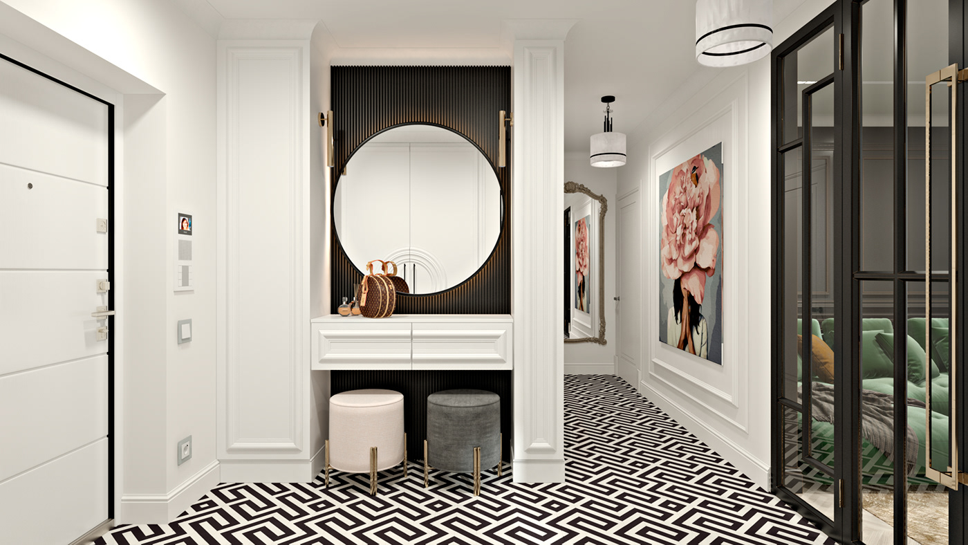 apartment design artdeco bathroom bedroom interior design  living room modern visualization дизайн интерьера