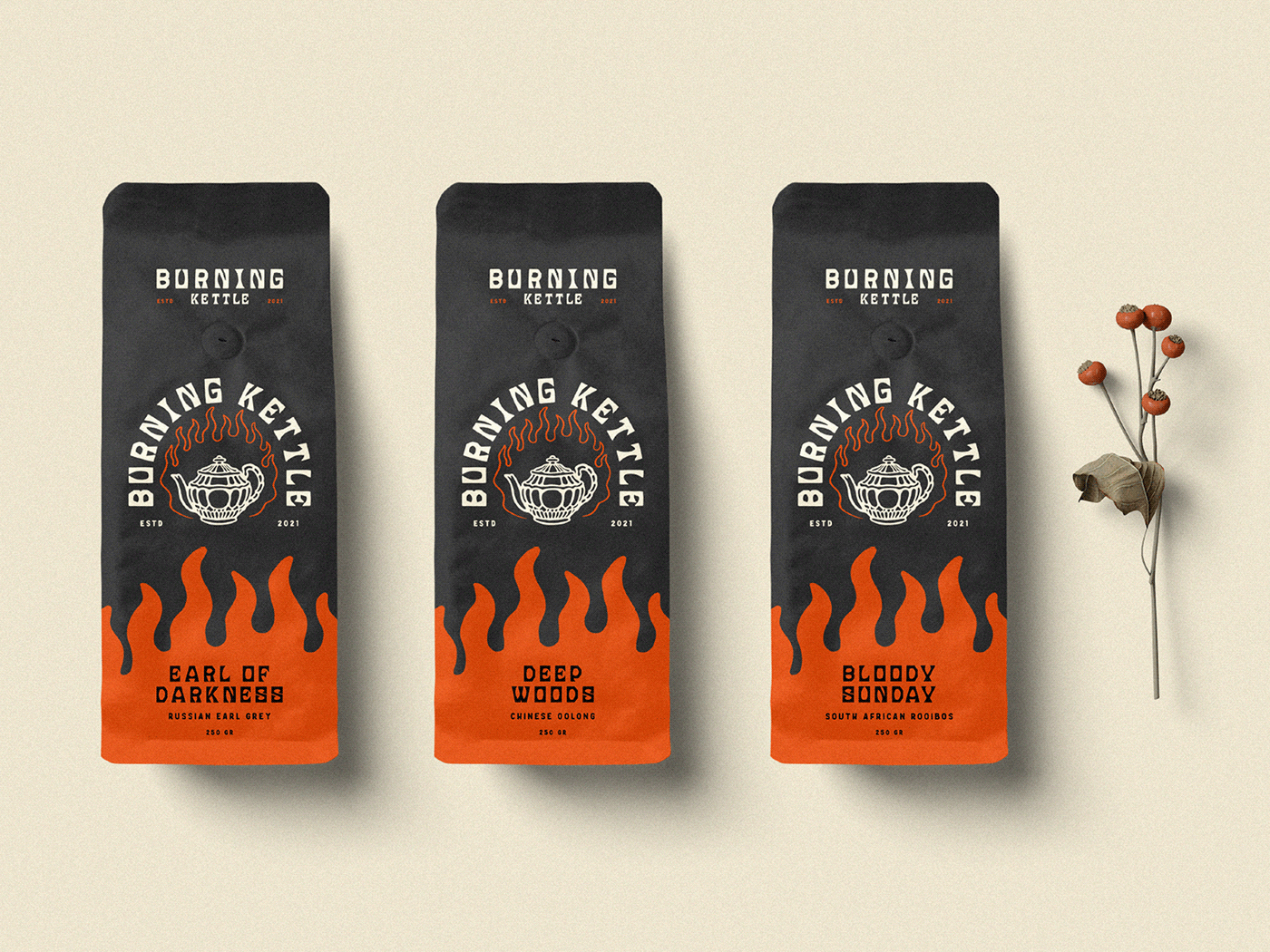 branding  Coffee Hipster Illustrator kettle Logo Design Packaging tea vector vintage