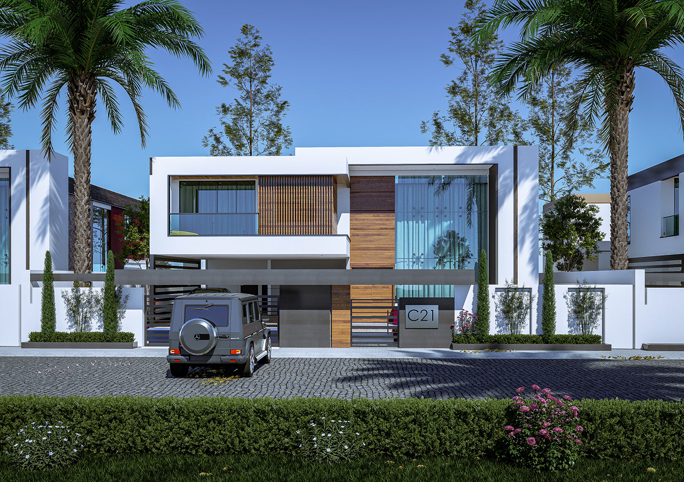 architecture 3D exterior Render bois design africa branding  adobe illustrator Brand Design