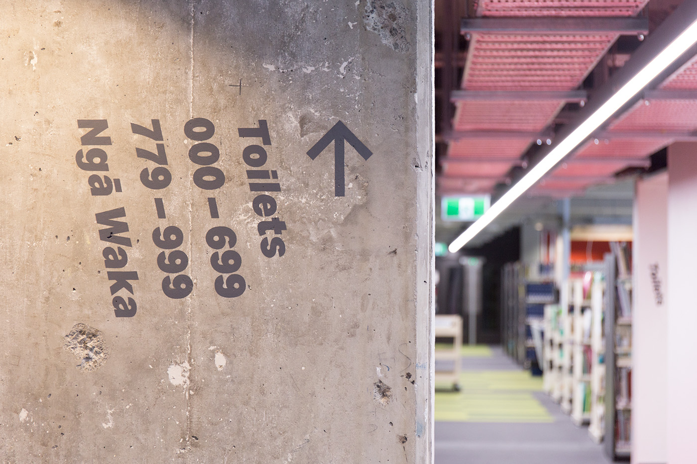 placemaking wayshowing wayfinding New Zealand library Massey University